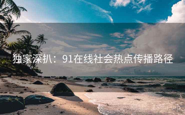 独家深扒：91在线社会热点传播路径