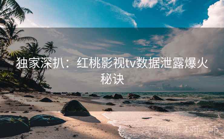独家深扒：红桃影视tv数据泄露爆火秘诀