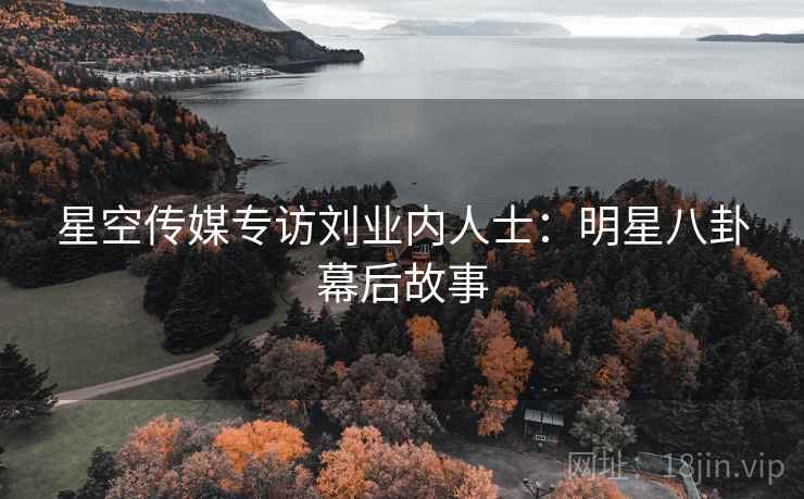 星空传媒专访刘业内人士：明星八卦幕后故事
